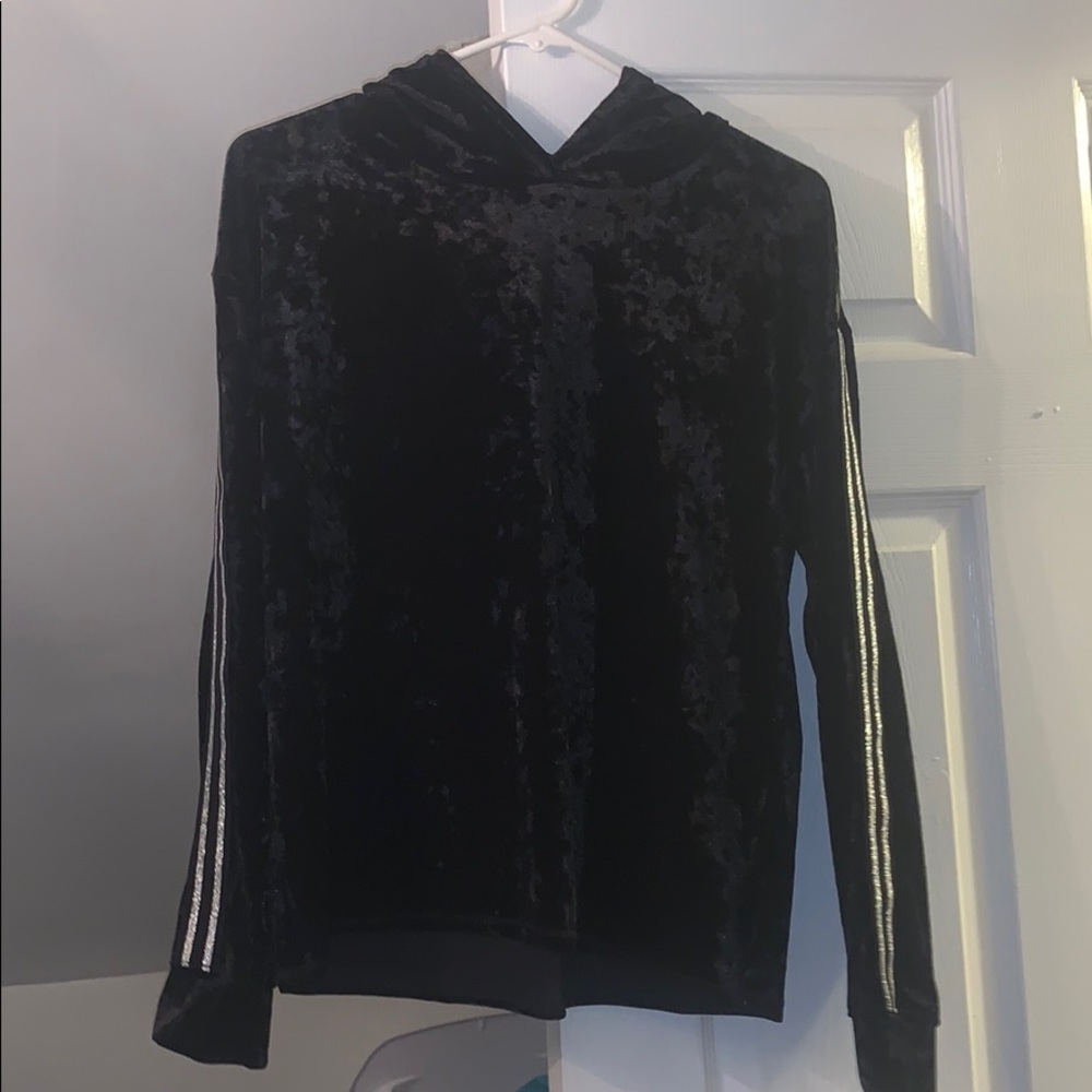 Art class velvet long sleeve hoodie
